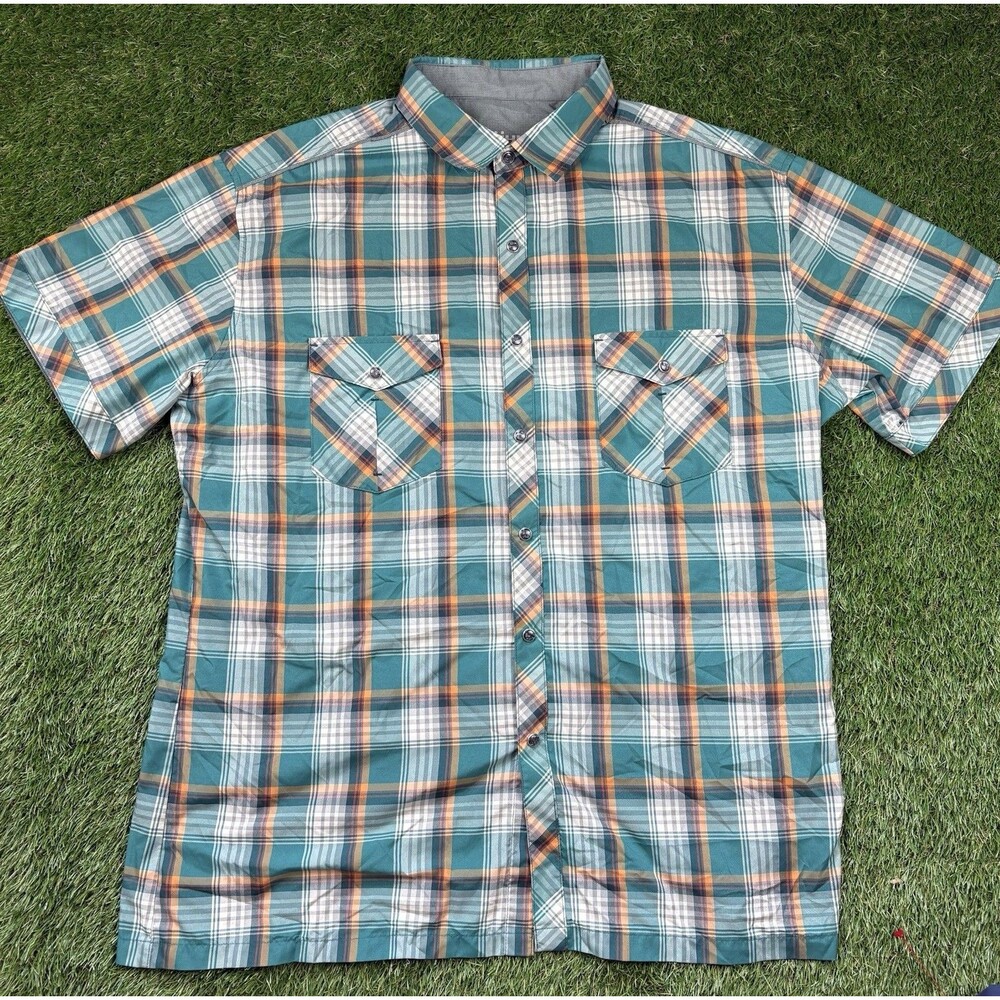 Kuhl XL Short Sleeve Pearl Snap
